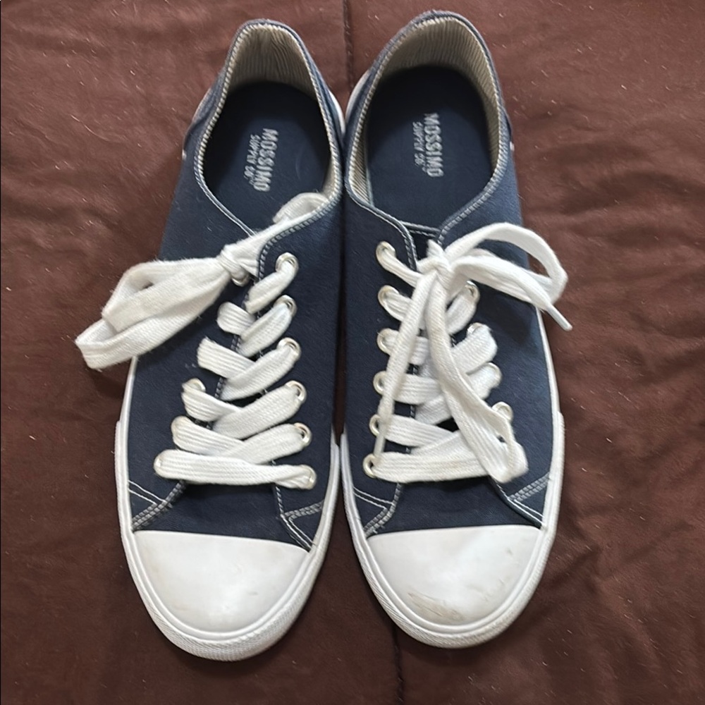 Mossimo Supply Co. Blue and White Sneakers